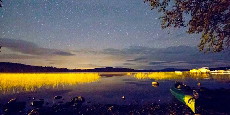 Umbagog Lake at night